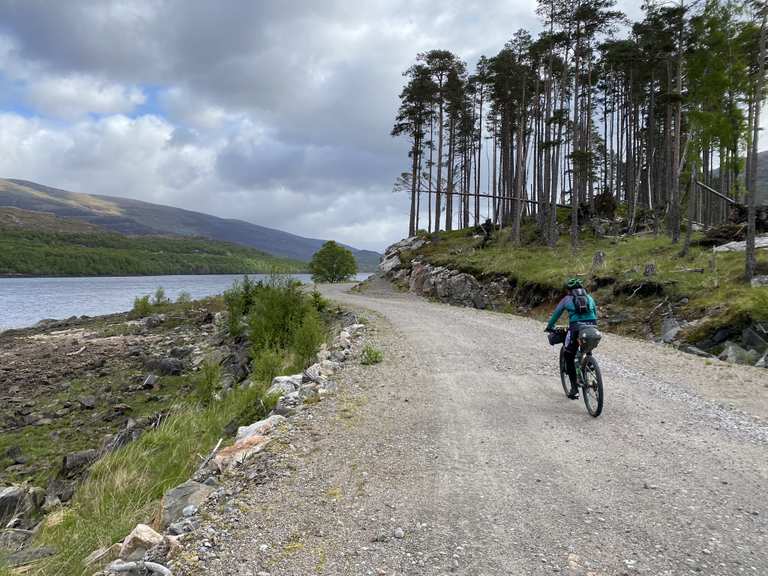 Loch Laggan & the Spey Dam Reservoir from Laggan — Cairngorms National Park Fahrradtour Komoot