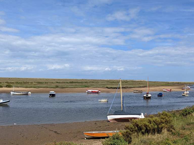 Burnham Overy Staithe, Holkham Hall & Wells-next-the-Sea loop — Norfolk ...