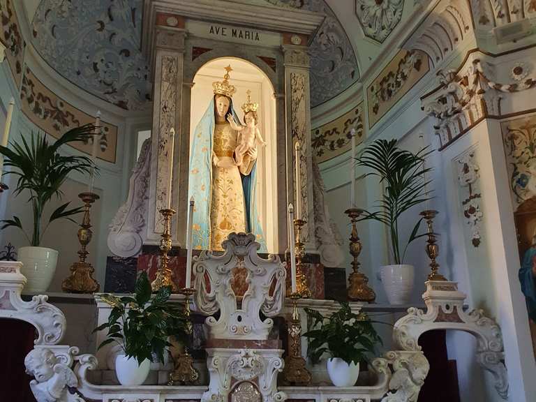 Santuario „Santa Maria delle Grazie”, Torre di Ruggiero: Wanderungen ...
