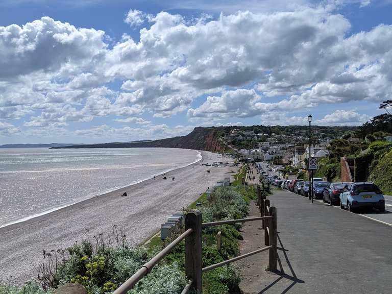 Budleigh Salterton seafront Road Cycle Routes and Map Komoot