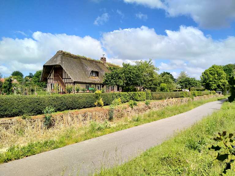 Langs de linnenvelden van Normandi La V loroute du Lin