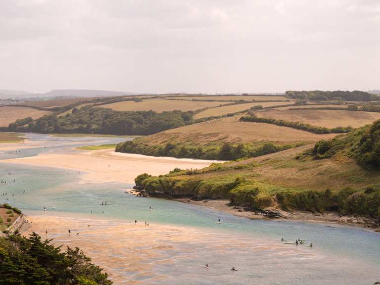 The Old Albion pub Crantock – Fern Pit Cafe Loop from Newquay | hike ...