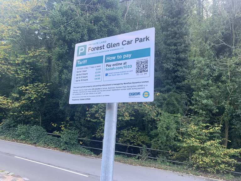 Forest Glen car park (start of the Wrekin Trail) Routes for Walking and