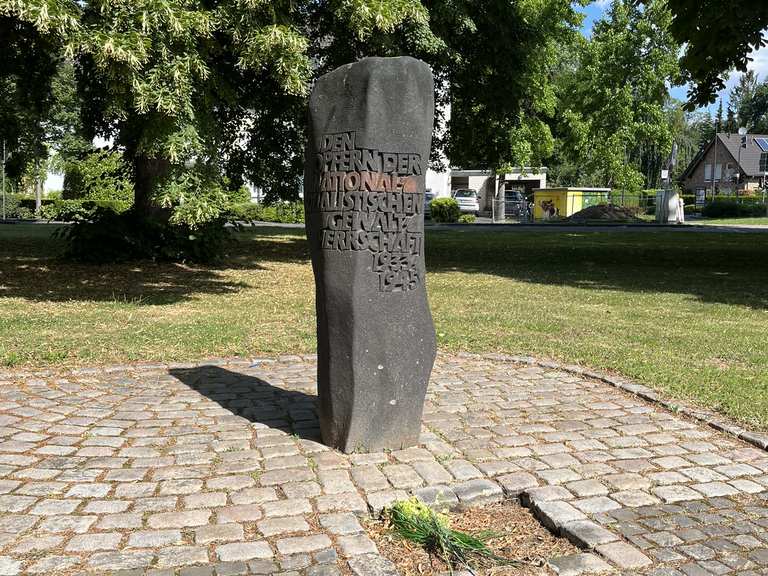 Gedenksäule für NSOpfer Wanderungen und Rundwege komoot