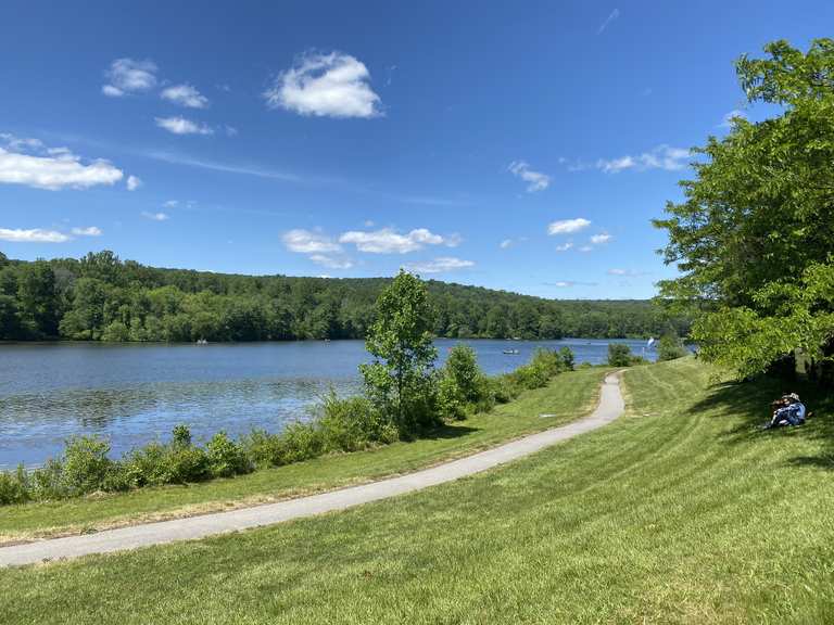 Hopewell Lake Loop French Creek State Park Collection biking and hiking Tour 5.3 mile loop