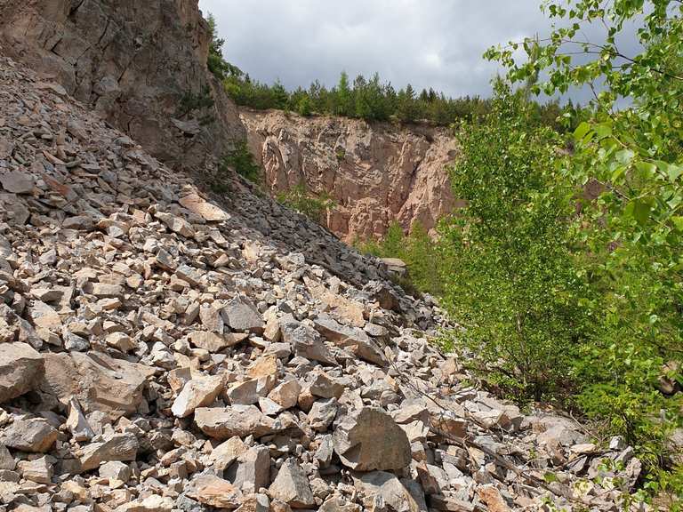 Steinbruch Gräfenhain Wanderungen und Rundwege komoot