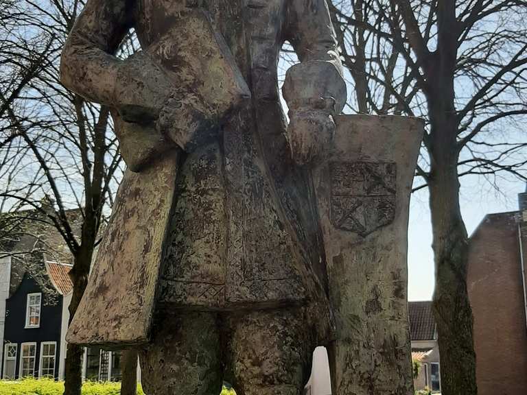 Standbeeld Pieter Mogge Wanderungen und Rundwege komoot