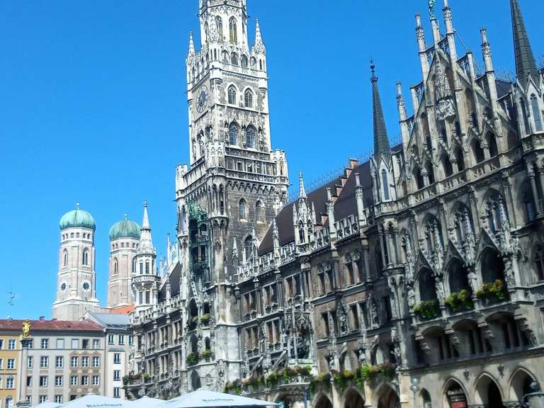 Marienplatz -> Isartor, Fußweg: Wanderungen und Rundwege | komoot