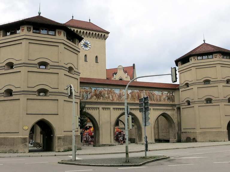 Marienplatz -> Isartor, Fußweg: Wanderungen und Rundwege | komoot
