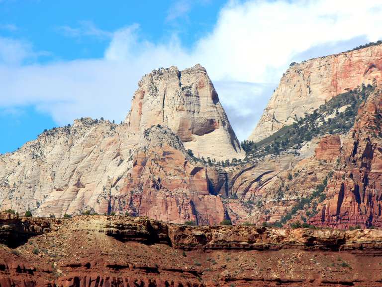 Chinle Trail Zion National Park hike Komoot