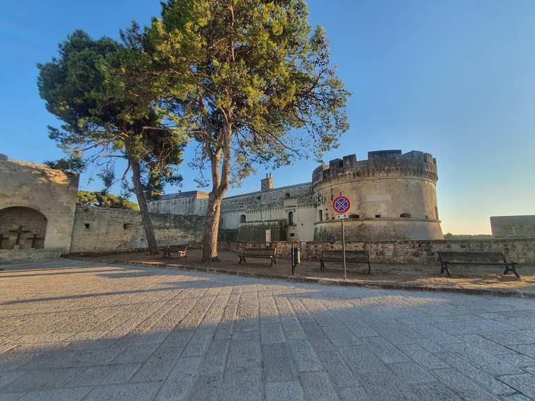 The Le Cesine Nature Reserve and the fortified village of Acaya – loop ...