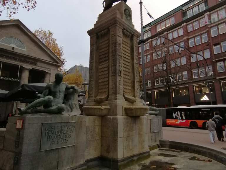 Mönckebergstraße Hamburg Wanderungen und Rundwege komoot