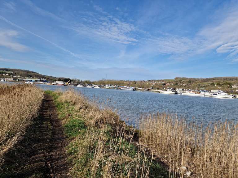 Medway Viaducts, Wouldham Marshes & River Medley loop — Kent Downs AONB ...