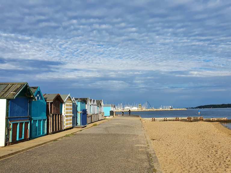Holes Bay, Upton Country Park & Hamworthy Park loop from Poole station ...
