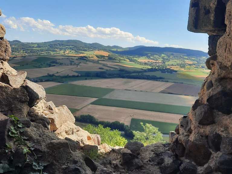 Centre ville médiéval Billom et château du Grand Turluron — boucle ...
