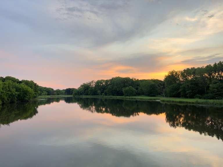 Easter Lake Park loop — Des Moines, Iowa hike Komoot