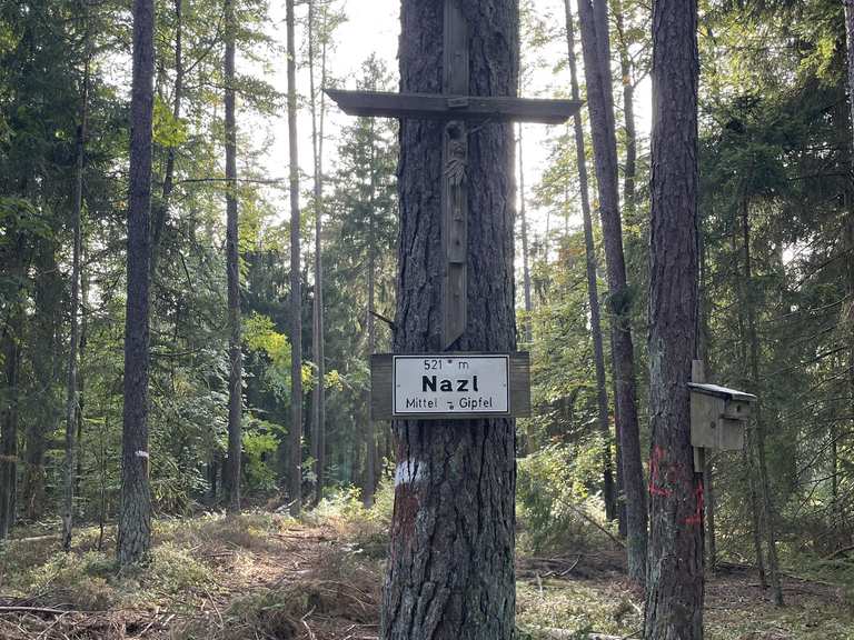 Nazl-Mittelgipfel 521m: Mountainbike-Touren und -Trails | komoot