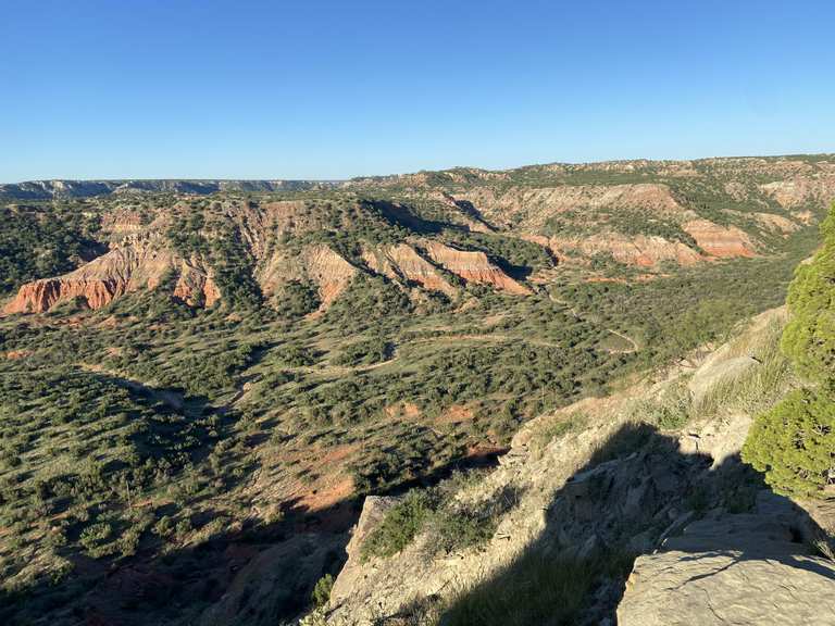 Goodnight Peak Scenic Loop via CCC Trail — Palo Duro Canyon State Park ...