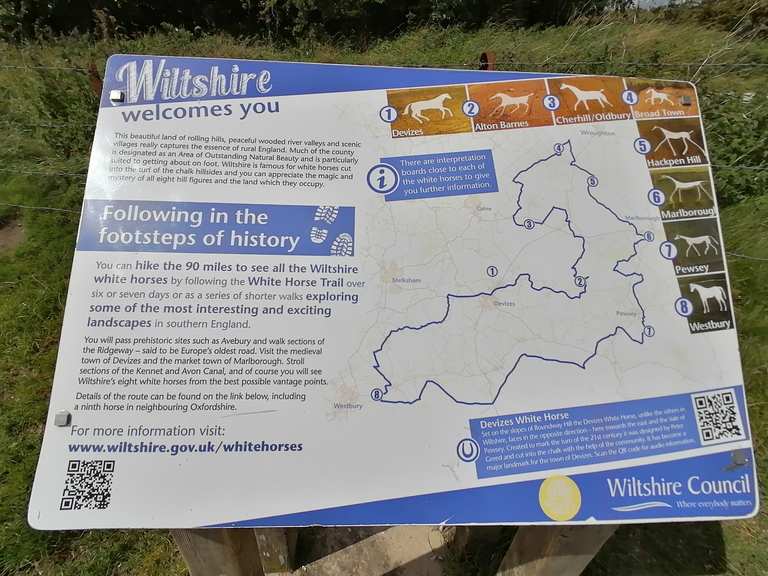 Devizes White Horse Routes for Walking and Hiking Komoot