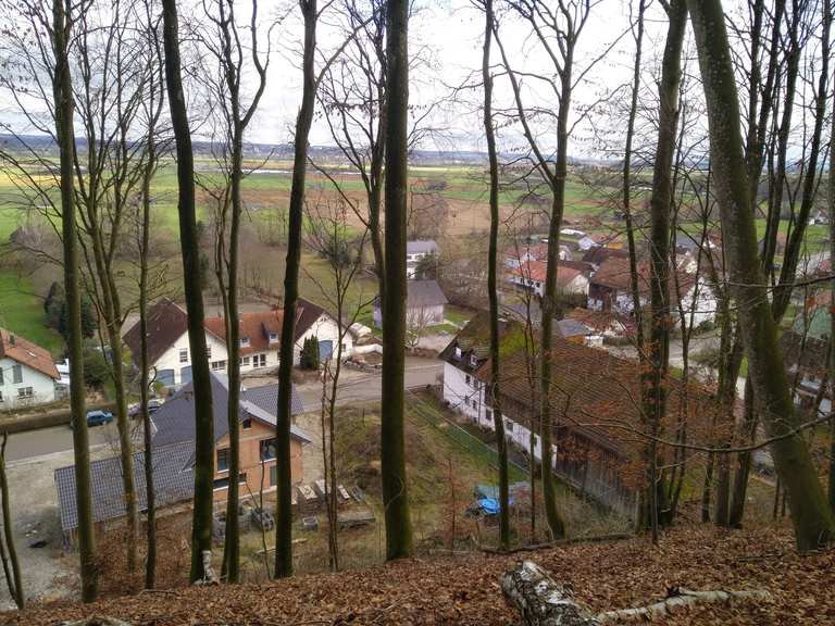 Burgstall der Habichtsburg bei Hasberg Wanderungen und Rundwege komoot