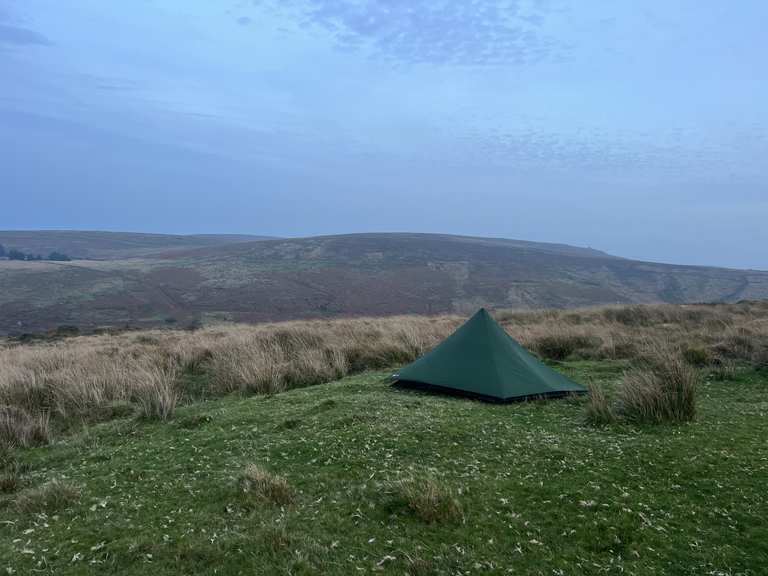 Chagford Common wild camping spot Routes for Walking and Hiking | Komoot