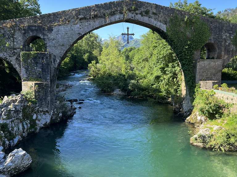 Ribadesella, Arriondas, Cangas de Onís ruta circular Fahrradtour