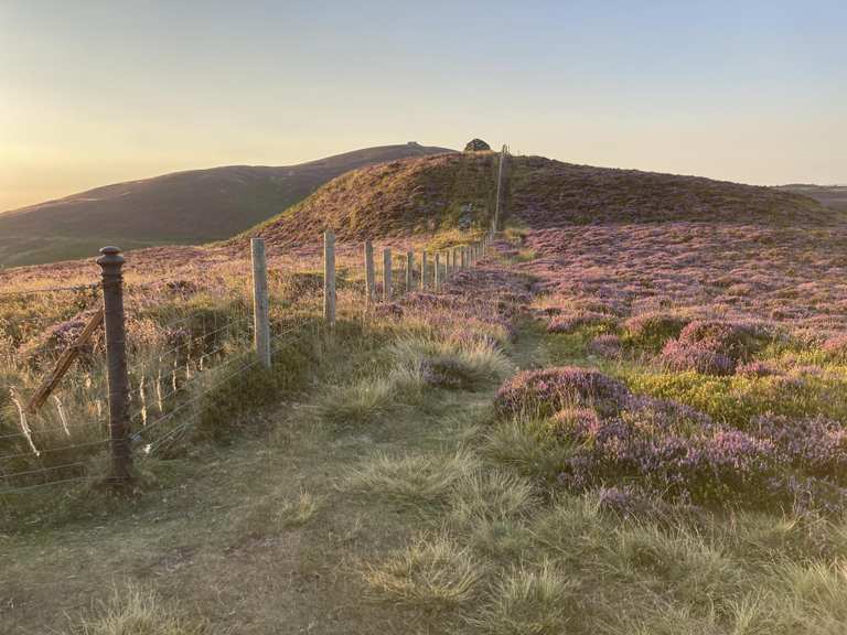Moel Dywyll & Moel Famau dal loop di Cilcain - Clwydian Range & Dee ...