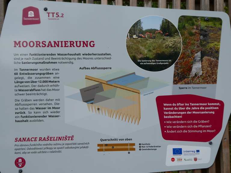 Rubner Teich So richtig zum Relaxen Runde von Geierschlag Wanderung