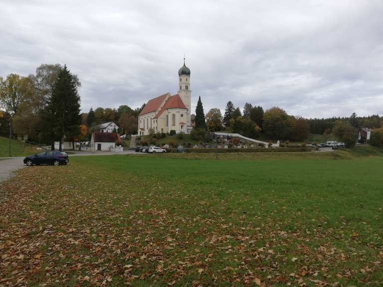 Kirch-Siebnach mit Kirche St. Georg: Wanderungen und Rundwege | komoot