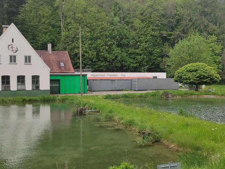 Alpenland Forellen Teiche fietsroutes en kaart Komoot