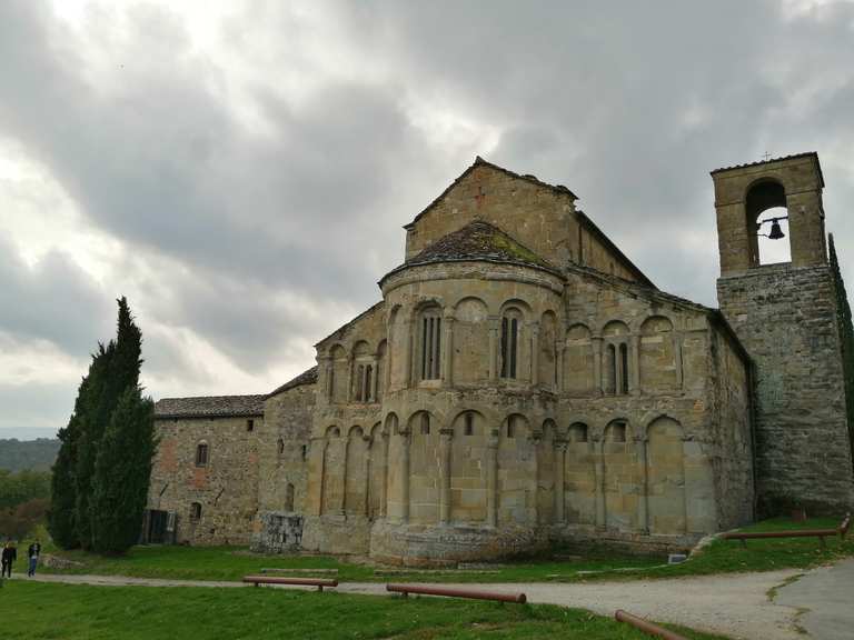 Pieve di Romena percorsi escursionistici e trekking Komoot