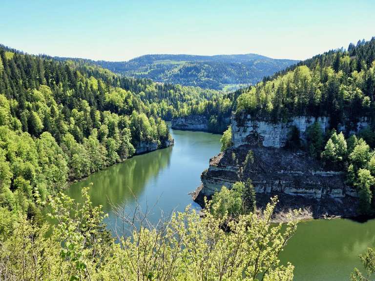 Lac de Moron and côtes de Moron via le saut du Doubs — loop from Les ...