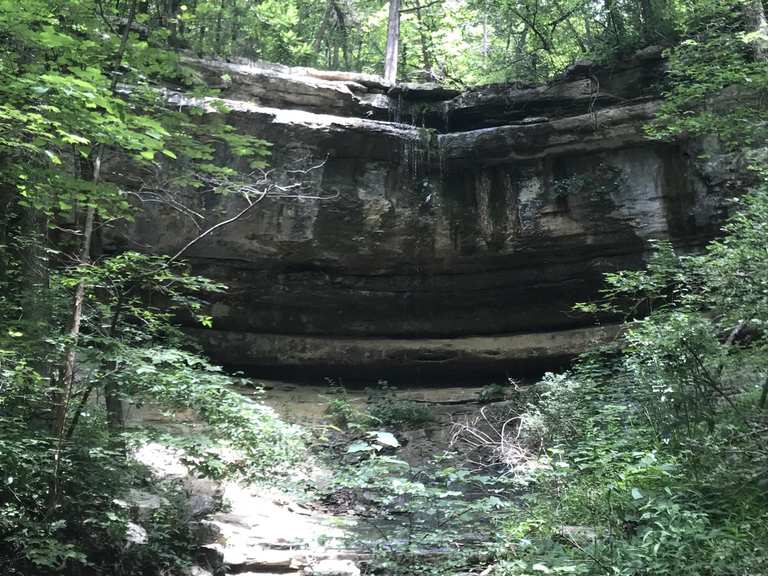 Three Caves via Bluffline, Waterline & Alms House Trail loop — Monte ...