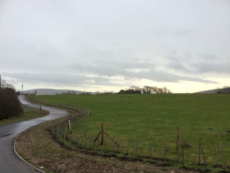 New section of a27 cycle path cycle routes and map komoot