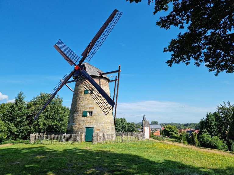 Wassermühle in Lage – Eichenallee Lage Runde von Uelsen | Fahrradtour ...