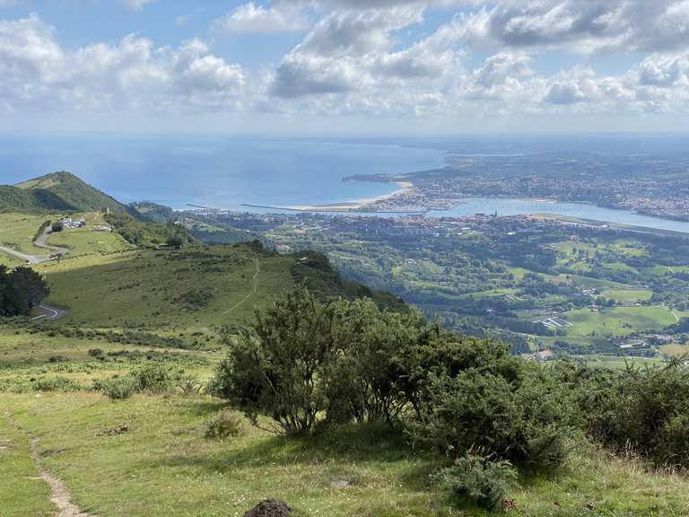 Vista desde Jaizkibel de la costa de Iparralde
