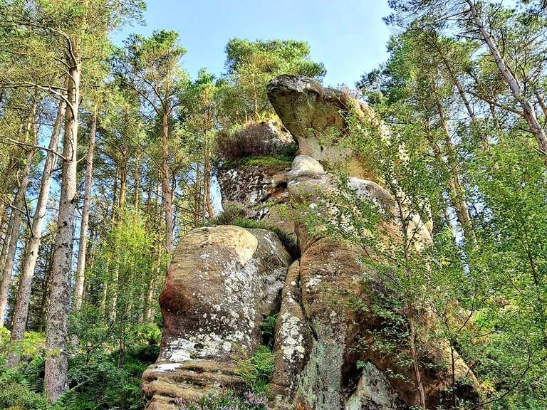 Little Church Rock — Simonside and Dove Crag loop from Simonside Car ...