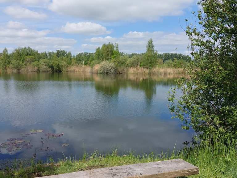 Brietzer Teiche, InfoTafel Wanderungen und Rundwege komoot