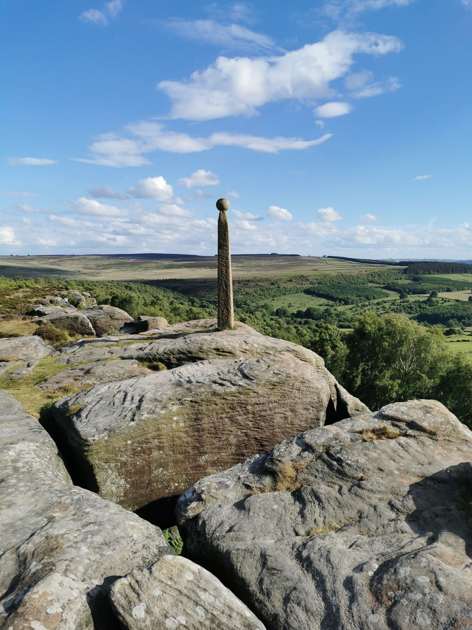 Birchen Edge und Gardoms Edge vom Robin Hood Pub – Peak District ...