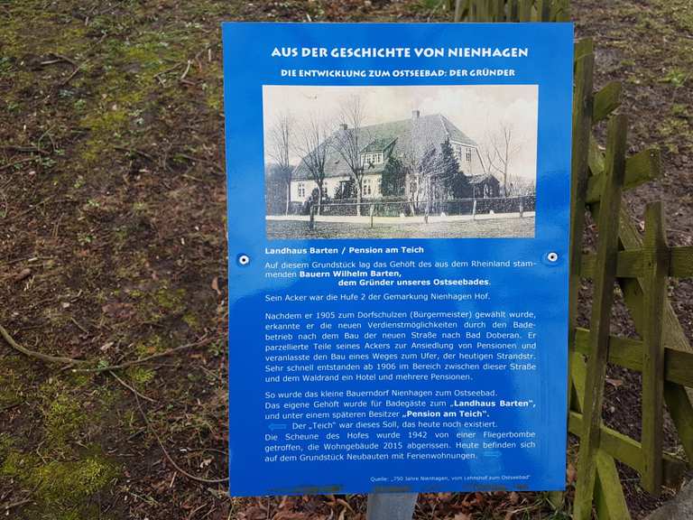 Ehemaliges Landhaus Barten/Pension am Teich Wanderungen und Rundwege