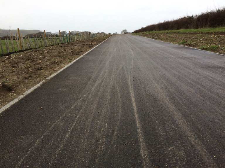 New section of a27 cycle path cycle routes and map komoot