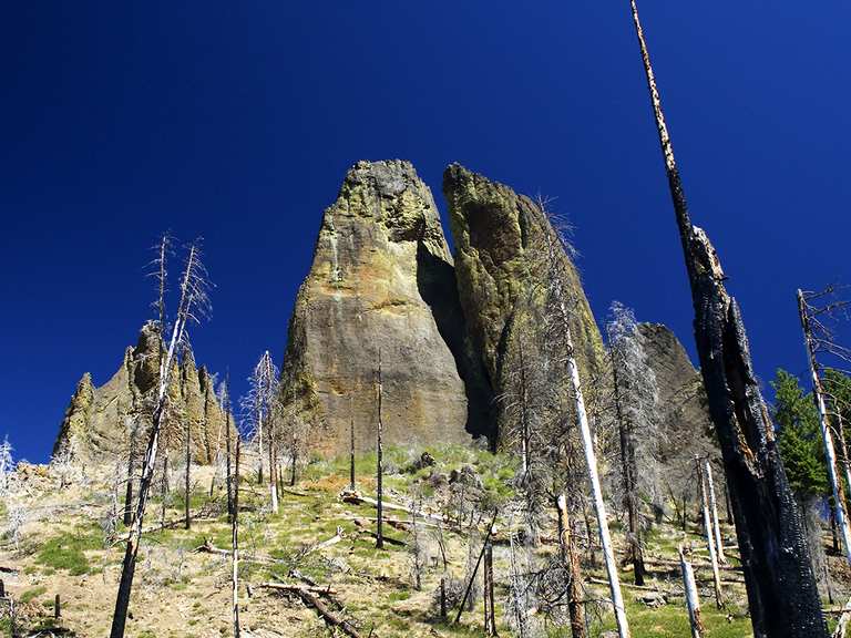 Twin Pillars attraverso il sentiero settentrionale — Ochoco National