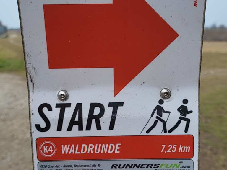 Übersichtstafel und Startpunkt Lauf- und Walkingarena: Touren und ...