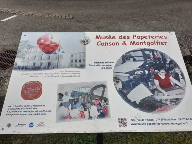 Musée des Papeteries CansonMontgolfier Radtouren und