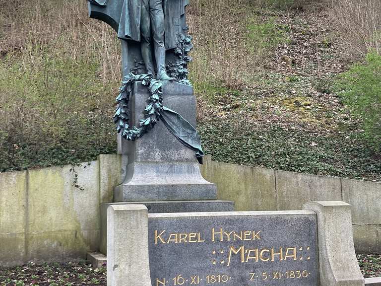 Socha Máchy / the statue of Macha - Mountain Bike Trails & Tracks | Komoot