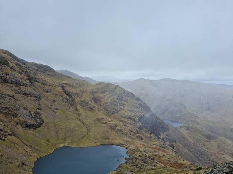 Old Man of Coniston Saddlestone Mill (remains) Runde von Coniston