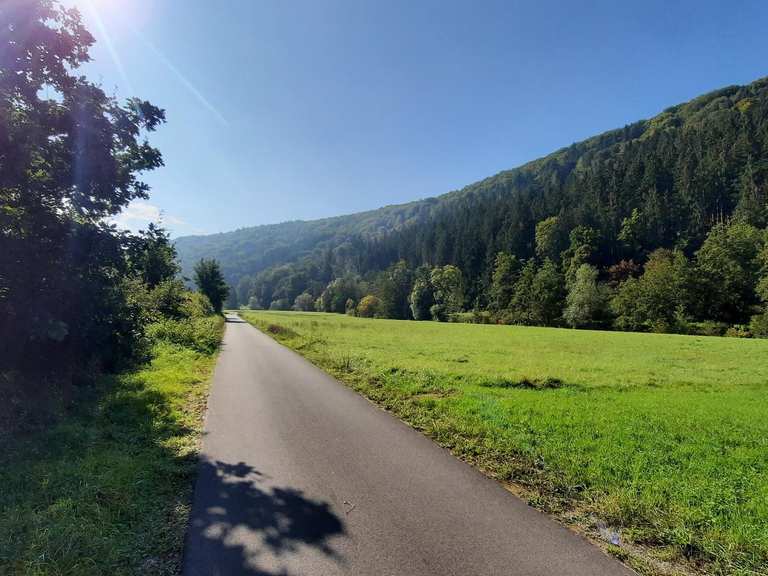 Fr. Saale-Radweg bei Michelau - Itinéraires vélo et carte | Komoot