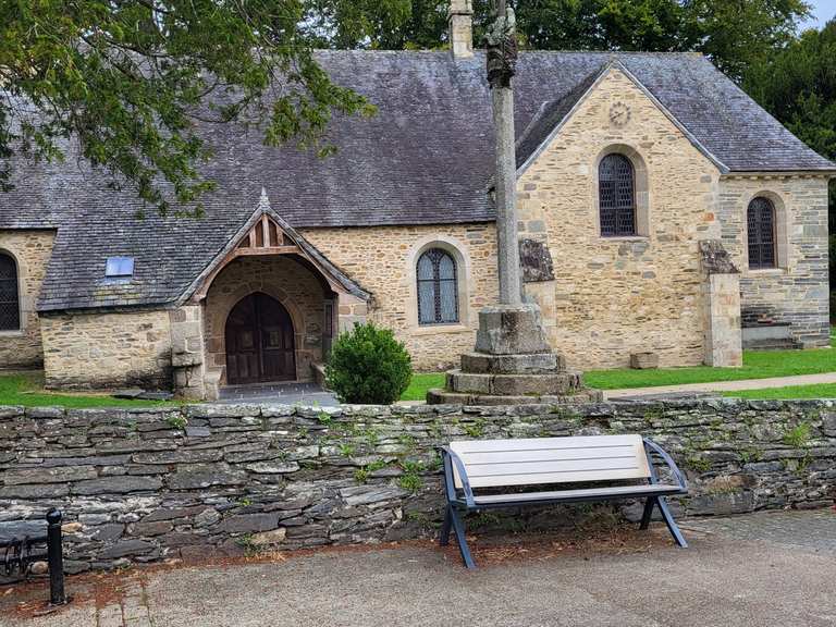 Église SaintGuénole Locquenolé Wanderungen und Rundwege komoot