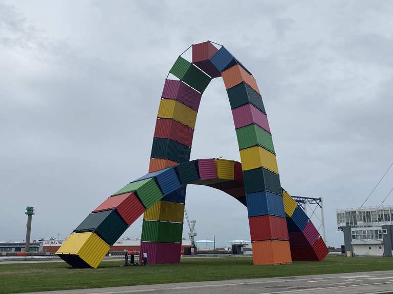 Le Havre Port Center Container Art Cant ne de Containers