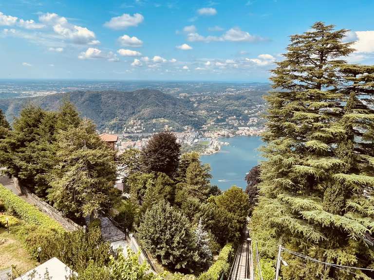 Como Brunate funicular Routes for Walking and Hiking Komoot